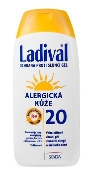 LADIVAL SPF20 gel alergická kůže 200 ml