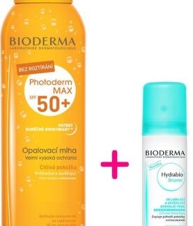 BIODERMA Photoderm MAX Opalovací mlha SPF50+ 150ml + Hydrabio Brume 50ml ZDARMA