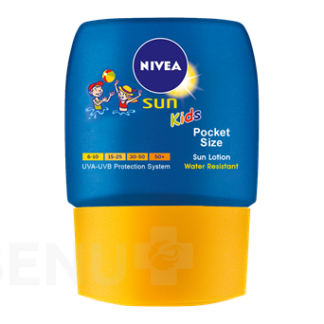 NIVEA SUN dětské mléko na opal. OF50 kapesní 50ml