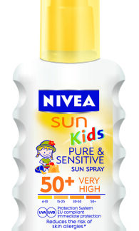 NIVEA SUN Dět.sprej na opal. Sensit. OF50+ 200ml
