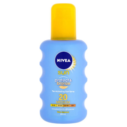 NIVEA SUN Sprej na opalování Protect&Bronze OF20 200ml