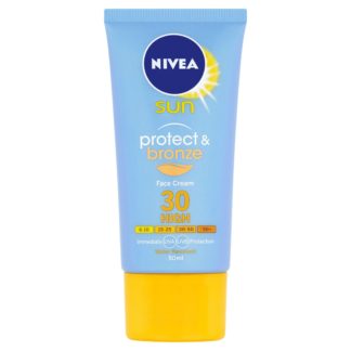 NIVEA SUN Pleťový krém na opalování Protect&Bronz OF30 50ml
