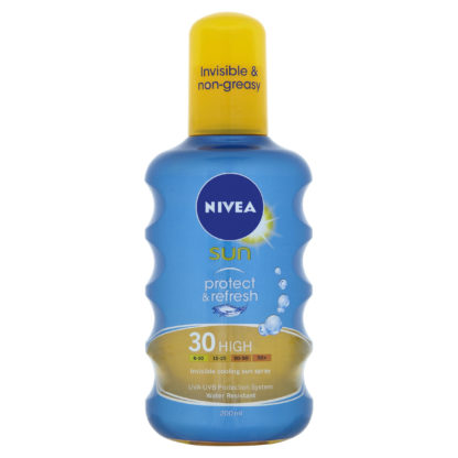 NIVEA SUN Neviditelný sprej na opalování Protect&Refresh OF30 200ml