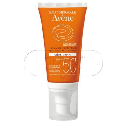 AVENE Opalovací krém bez parfemace SPF50+ 50ml