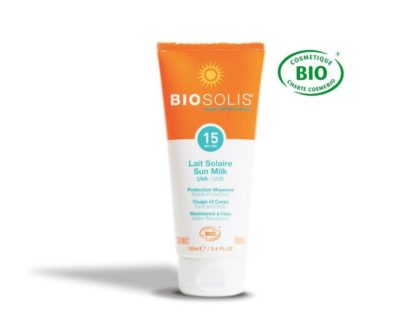 BIOSOLIS Opalovací mléko SUN MILK SPF15 100ml