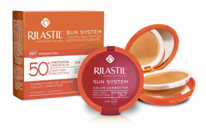 RILASTIL Sun System PPT barevný korektor 01 béžový SPF50+ 10g