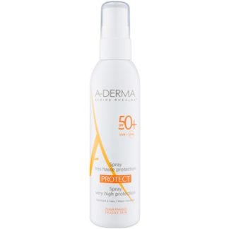 A-Derma Protect ochranné mléko ve spreji SPF 50+ Water Resistant (Fragile Skin) 200 ml