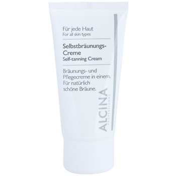 Alcina For All Skin Types samoopalovací krém na obličej (Bronzing and Nourishing Cream) 50 ml