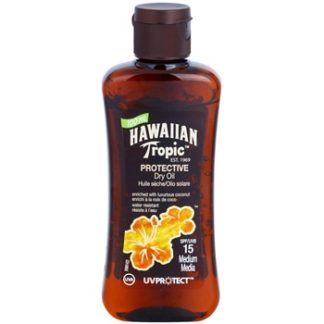 Hawaiian Tropic Protective voděodolný ochranný suchý olej na opalování SPF 15 (Coconut & Guava) 100 ml