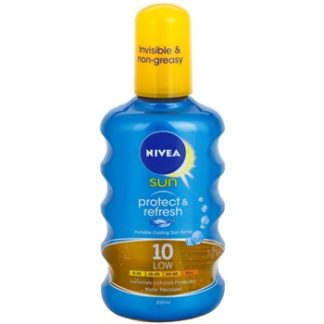 Nivea Sun Protect & Refresh neviditelný sprej na opalování SPF 10 (Transparent Spray) 200 ml