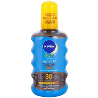 Nivea Sun Protect & Bronze suchý olej na opalování SPF 30 (Sun Spray) 200 ml