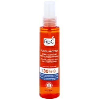 RoC Soleil Protect transparentní ochranný sprej proti stárnutí pokožky SPF 30 (Extra-Water Resistant) 150 ml