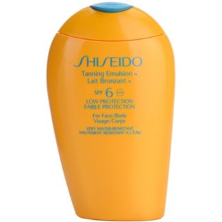 Shiseido Sun Protection opalovací emulze SPF 6 (Tanning Emulsion for Face and Body) 150 ml