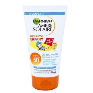 Garnier Voděodolný ochranný krém pro děti SPF 50 (High Protection) 150 ml
