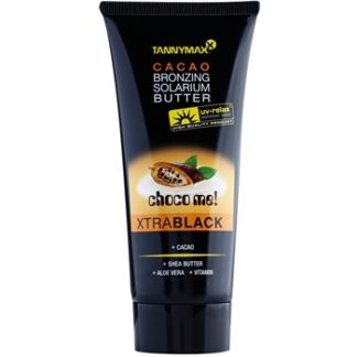 Tannymaxx Choco Me! XtraBlack opalovací máslo do solária s bronzerem (Caco Bronzing Solarium Butter) 100 ml