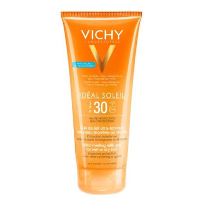 Vichy Ultratající mléčný gel pro citlivou pleť SPF 30 Idéal Soleit (Ultra-Melting Milk-Gel) 200 ml