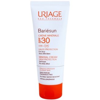 Uriage Bariésun minerální ochranný krém na obličej a tělo SPF 30 (No White Effect