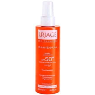 Uriage Bariésun sprej na opalování bez parfemace SPF 50+ (Water Resistant) 200 ml