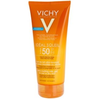 Vichy Idéal Soleil ultratající mléčný gel pro vlhkou nebo suchou pokožku SPF 50 (Improved Protection Even After Swimming